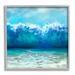 Stupell Industries Abstract Tsunami Waves Beach Tide Coastal Painting Gray Framed Art Print Wall Art