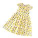 Tosmy Nighggowns For Girls Clothes Pajamas Princess Sleepwear Flutter Sleeve Dresses Party Dresses