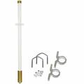 Omnidirectional Base Fiberglass Radio Antenna UHF 450-460 MHz 5dBd Gain N Female Connector No Ground Plane BR6145