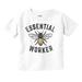 Save Bees Essential Workers Earth Day Toddler Boy Girl T Shirt Infant Toddler Brisco Brands 18M