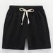 Clearance under $5-Shldybc Toddler Baby Boys Girls Summer Shorts Unisex Baby Casual Solid Color Linen Pants for Kids Summer Savings Clearance( 2-3 Years Black )