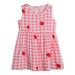 Tosmy Summer Toddler Girls Clothes Sleeveless Sundress Strawberry Print Ruffles Dress Casual Dress Clothes Party Dresses