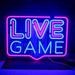 Wanxing Live Game LED Neon Light Signs USB Power for Gameroom Home Men s Cave Party Decoration