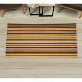 Pastel Decorative Rug Vertically Striped Pattern Different Color Straight Lines Classic Old Fashioned Quality Carpet for Bedroom Dorm and Living Room 6 Sizes Pale Caramel by Ambesonne