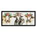 Stupell Industries Three Cows Seasonal Floral Crowns Animals & Insects Painting Black Framed Art Print Wall Art