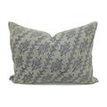 Fabdivine Thick Linen Hand Block Print Elegant Throw Cushion Cover 14 X14 Gray