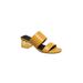 Women's Fc-134-Ds Sandal by French Connection in Yellow (Size 9 M)