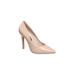 Women's White Mountain Sierra Pump by French Connection in Nude Patent (Size 7 1/2 M)