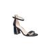 Women's Practical Heel Sandal by Halston in Black (Size 11 M)