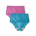 Plus Size Women's Lace Incontinence Brief 2-Pack by Comfort Choice in Midtone Pack (Size 10)