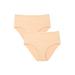 Plus Size Women's Everyday Smoothing Brief by Comfort Choice in Nude (Size 16)