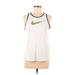 Nike Active Tank Top: White Activewear - Women's Size Medium