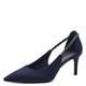 Tamaris Damen Pumps Textil Vegan Stilettoabsatz; DARK BLUE/blau; 36 EU