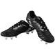 VIZARI Men's Valencia SG Soft Ground Football Boots for Soft or Wet Playing Surfaces and Fields (Black/White, 9.5 UK / 10.5 US Men's)