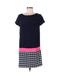 Gap Casual Dress - Shift: Blue Color Block Dresses - Women's Size 6