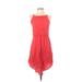 Splendid Casual Dress - High/Low: Red Dresses - Women's Size Small