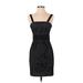 Catherine Malandrino Casual Dress - Mini: Black Polka Dots Dresses - Women's Size 2