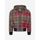 Burberry Kids Jacket Horseferry Print Check Lightweight Hooded Jacket Size 10 Yrs