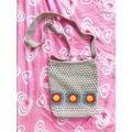 90S 2000S Y2K Mudd Clothing Crochet Woven Bag Purse Satchel