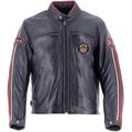 Helstons Ace 10Ans Giacca in pelle moto, blu, dimensione M