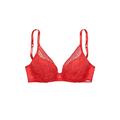 s.Oliver Damen VA-80-PB Push-Up-BH, Hibiskus rot, 75B