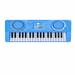 CSCHome Kids Piano Keyboard Toys Piano Learning Educational Toys 37 Keys Electronic Music Keyboard Musical Instrument Toys(Blue)