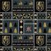 Las Vegas Knights Fleece Fabric with Sweater Fleece Design-Sold by the Yard