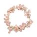 1PC Imitation Eucalyptus Wreath Simulation Green Leaf Door Wall Ornament Garland Decoration (Pink)