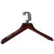 XBCDX Standard Hangers,Premium Solid Wood Hangers In Smooth Retro Finish, Notched Shoulders With Non-Slip And 360° Swivel Hook For Suits, Trousers, Shirts And Shirts (40 Hangers) Dark Walnut