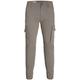 Cargohose JACK & JONES JUNIOR "JPSTPAUL JJFLAKE AKM 542" Gr. 134, N-Gr, braun (falcon) Jungen Hosen Cargohosen