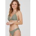 Triangel-Bikini-Top ATHLECIA "Aqumiee" Gr. 40, grün (limette) Damen Bikini-Oberteile Ocean Blue