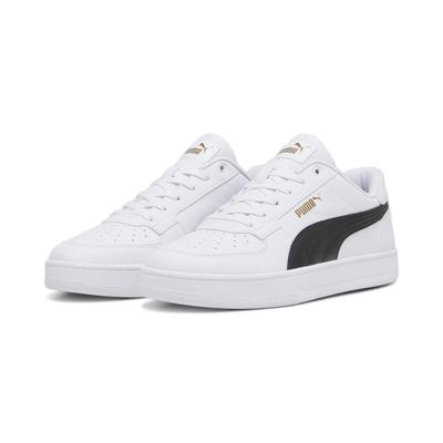 Sneaker PUMA "Caven 2.0 Sneakers Erwachsene", Gr. 43, bunt (weiß schwarz gold), Obermaterial: Synthetik; Futter: Textil;