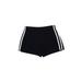 SJB St. Active by St. Johns Bay Athletic Shorts: Black Color Block Activewear - Women's Size Large