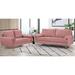 Villeda Velvet Mid-century modern 2-Piece living room set, Sofa & Loveseat