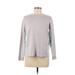 INC International Concepts Pullover Sweater: Pink Color Block Tops - Women's Size Medium