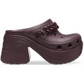 Crocs Dark Cherry Siren Chain Clog Shoes
