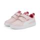 Sneaker PUMA "Courtflex V2 Sneakers Jugendliche" Gr. 32, rosa (almond blossom white pink) Kinder Schuhe
