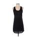 William Rast for Target Casual Dress - Shift Scoop Neck Sleeveless: Black Print Dresses - Women's Size Small
