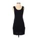 Zara Casual Dress - Sheath: Black Solid Dresses - Women's Size X-Small