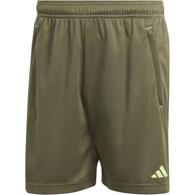 ADIDAS Herren Shorts Train Essentials Seasonal Camo (Länge 7 Zoll), Größe XS in Braun