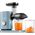 Aobosi Slow Juicer Entsafter Gemüse und Obst Profi Entsafter mit Ruhiger Motor & Umkehrfunktion & Saftkanne & Reinigungsbürste, Bpa-Frei（150 Watt/Blau