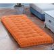 10cm Thick Bench Cushion Pad 2/3 Seater,100cm/120cm Soft Bench Cushions Cotton Chair Pad for Garden Patio Dining Sofa Swing (80x35cm,Orange)