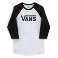 3/4-Arm-Shirt VANS "CLASSIC RAGLAN-B" Gr. L, schwarz-weiß (white, black) Herren Shirts 3/4 Arm