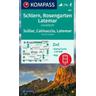 KOMPASS Wanderkarte 651 Schlern, Rosengarten, Latemar, Lavazejoch / Sciliar, Catinaccio, Latemar, Passo di Lavaze 1:25.000