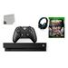 Microsoft Xbox One X 1TB Gaming Console Black with Call of Duty- WW2 BOLT AXTION Bundle Used