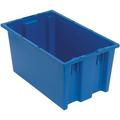 Quantum Storage Systems Stack and Nest Tote Heavy Duty Polypropylene Container 18 W x 11 D x 9 H 0.76 Cap (cu ft.) -