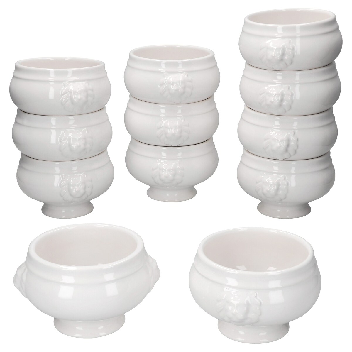 MamboCat 12er Set Löwenkopfterrine Leo 0,45L Image