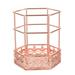 BESTONZON Decorative Pen Holder Metal Pen Holder Stylish Makeup Brush Holder Desk Pen Holder