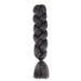 HX-Meiye Solid Color Big Braid Wig Dreadlocks Wig Fake Hair Pigtails Synthetic Hair for Women Girls A38