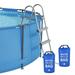 PRINxy Universal Pool Ladder And Step Weight(20L) Easy&Quick FillS Sand 250D PVC Waterproof Dry Bag No More Ripped Sandbag Work With Above Ground/in-Ground Pool Steps Blue